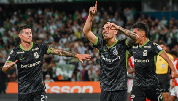 Atlético Nacional venció a Santa Fe en duelo pendiente de la fecha 5.
